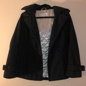 Calvin Klein Peacoat With hoodie